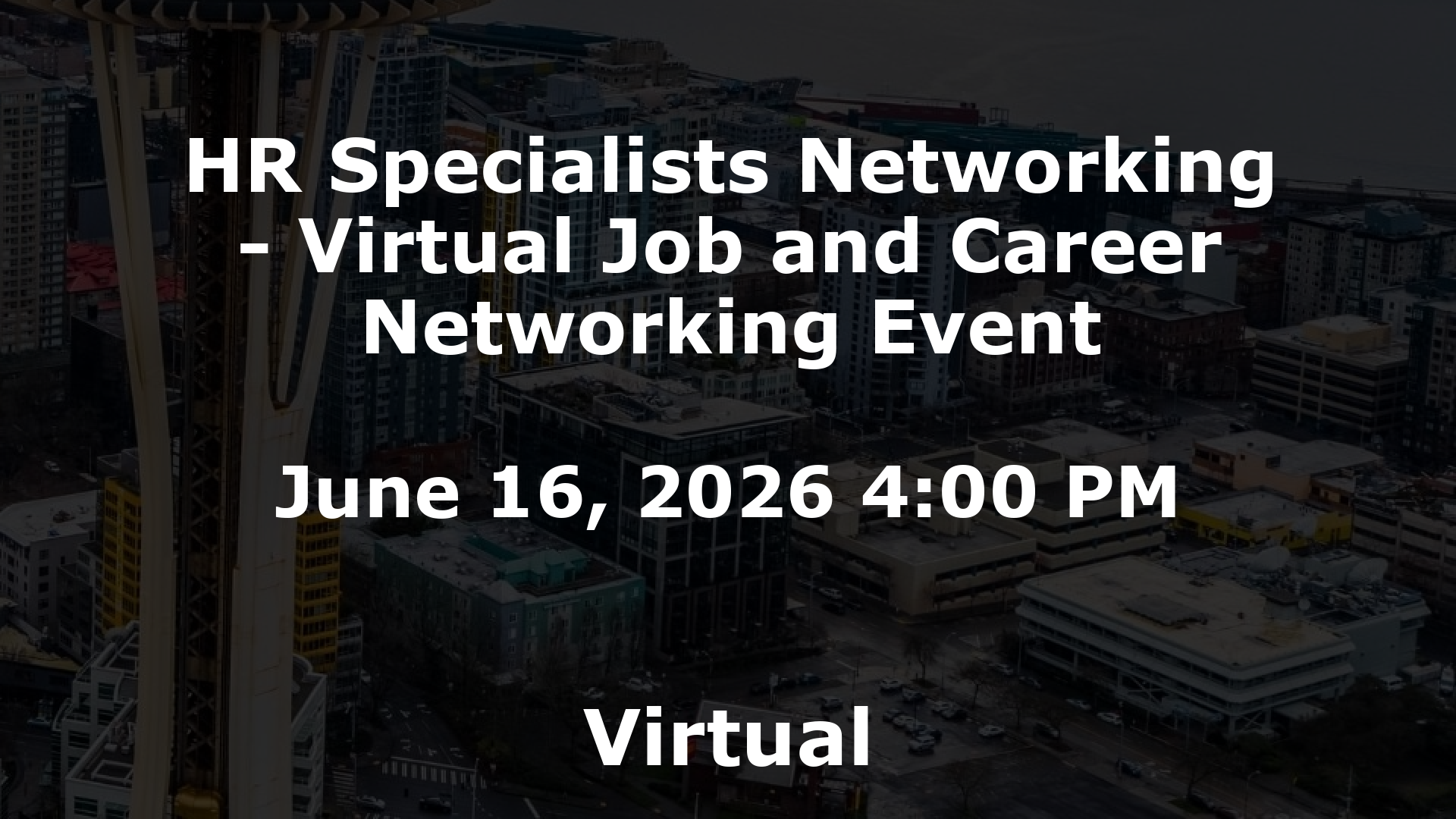 HR Specialists Networking - Virtual Job and Career Networking Event event image